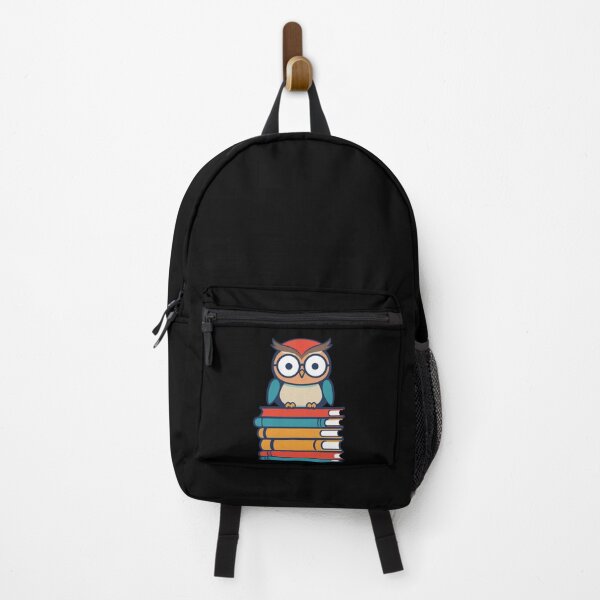Item preview, Cute Owl Illustration for Book Lovers Eule designed and sold by LuminOrb.