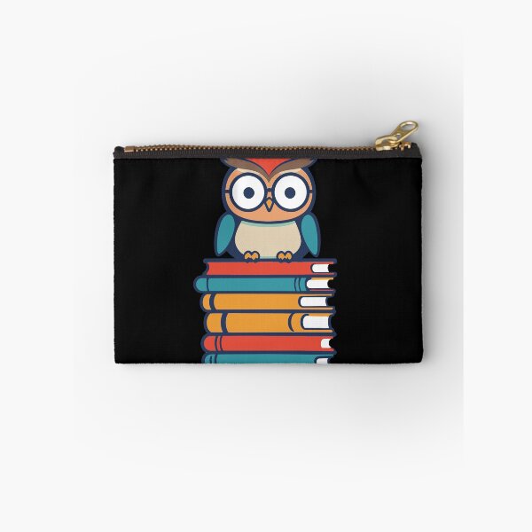 Item preview, Cute Owl Illustration for Book Lovers Eule designed and sold by LuminOrb.