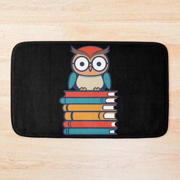 Item preview, Cute Owl Illustration for Book Lovers Eule designed and sold by LuminOrb.