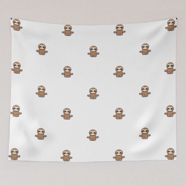Item preview, Cute Sloth Doing Yoga designed and sold by Turathy.