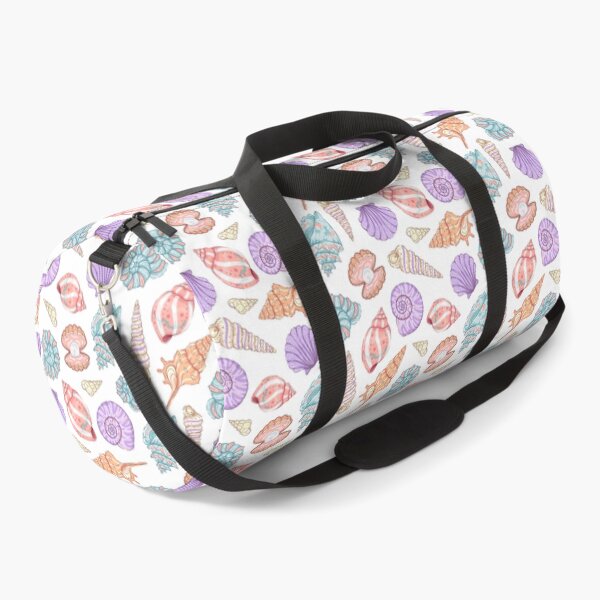 Item preview, Seamless Colorful Pastel Seashell Pattern on White Background designed and sold by Alex Jade.