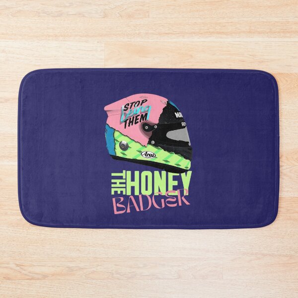 Item preview,  Daniel Ricciardo honey badger helmet ispired design designed and sold by Pink Polar F1.