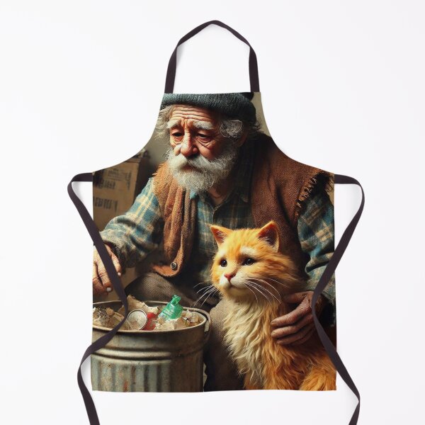 Item preview, Scavenger Old Man and Cat designed and sold by Catsmoment.