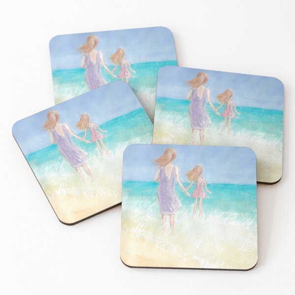 Item preview, Mother and daughter at the beach designed and sold by Isabelle Bouchette-Montigny.