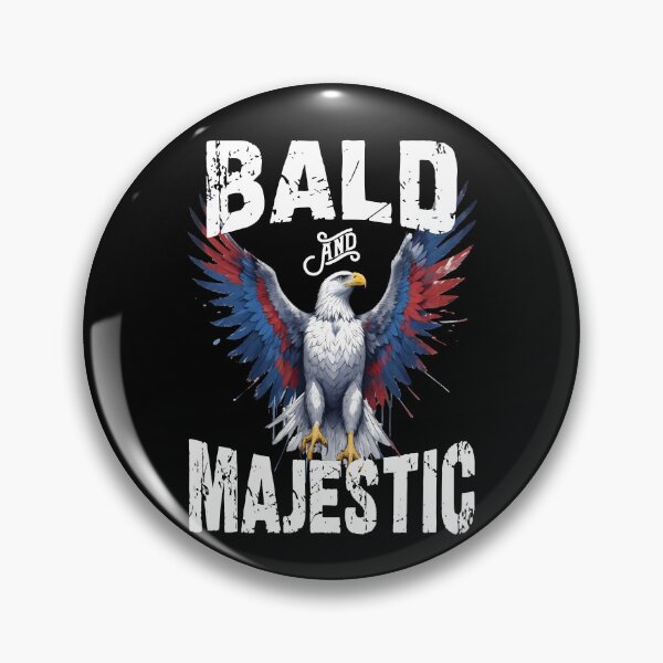 Item preview, Bald and Majestic White designed and sold by AnamCaraGraphics.