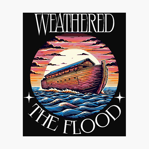 Item preview, Noah's Weathered The Flood Christian Faith Bible Ark Story  designed and sold by KayelBee.