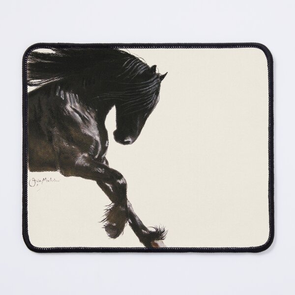 Item preview, Horse PRiNT BLaCK FRieSiaN ' COOL DANCER ' by Shirley MacArthur designed and sold by Shirley MacArthur Art.