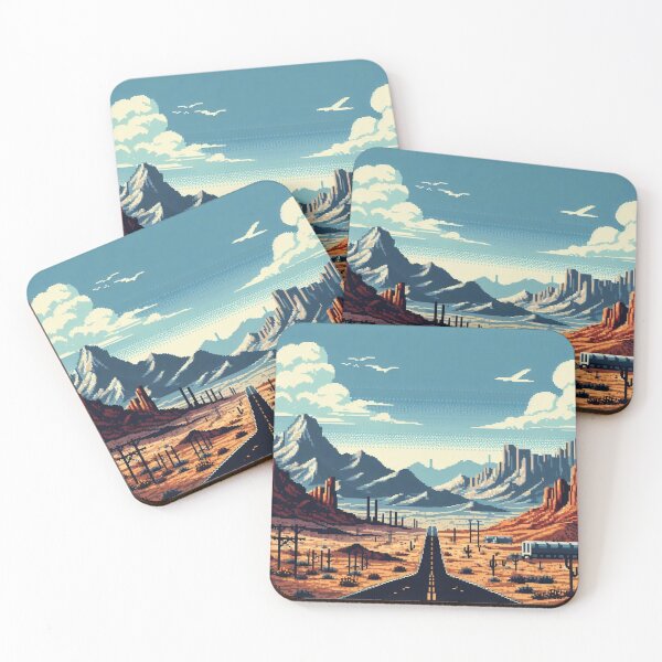 Item preview, Fallout Long Lonely Road Pixel Artwork designed and sold by Clearo-Carter.