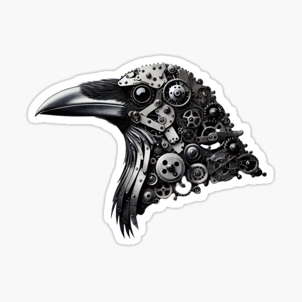 Item preview, Raven Steampunk designed and sold by Kobeko.
