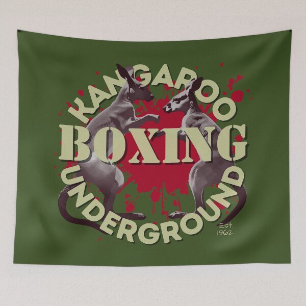 Item preview, Kangaroo Underground Boxing designed and sold by pUNKnown.