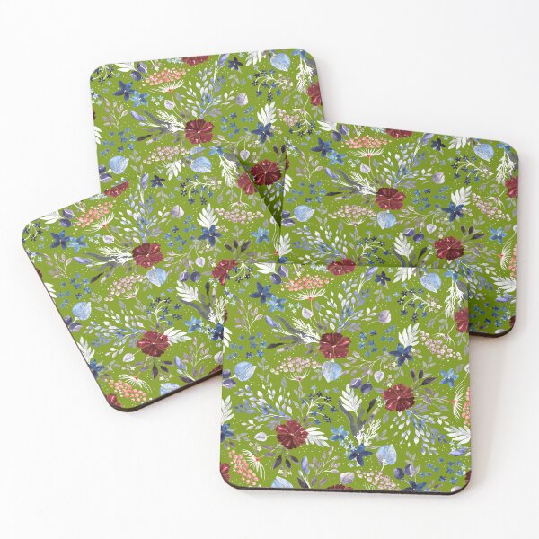 Item preview, Wild Grasses, Green background designed and sold by Alex  Blud.