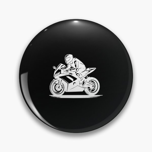 Artikelvorschau, Motorradfahrer, Motorradfahrer (weißes Muster) entworfen und verkauft von Magdalena-7.