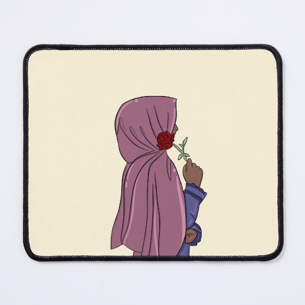 Item preview, Girl with hijab and rose designed and sold by xmalita.