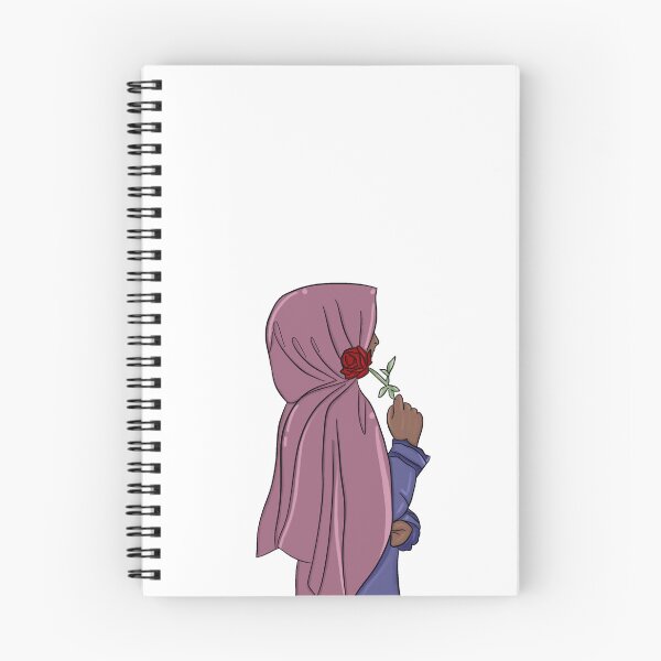 Item preview, Girl with hijab and rose designed and sold by xmalita.