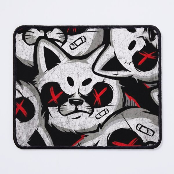 Item preview, cat, bad ass, evil, pattern, design designed and sold by NAVAL00.