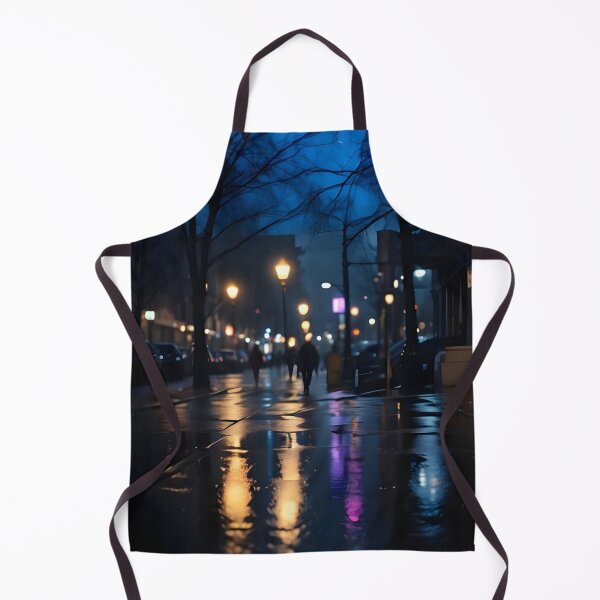 Item preview, road reflection after raining street light empty road view low angle shot designed and sold by JaiStudio.
