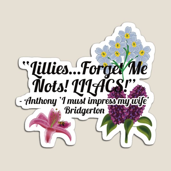 Aperçu de l'œuvre « Lillies… Ne m'oubliez pas ! LILAS ! » -Anthony "Je dois impressionner ma femme" Bridgerton créée et vendue par 1Lilith-Green1.