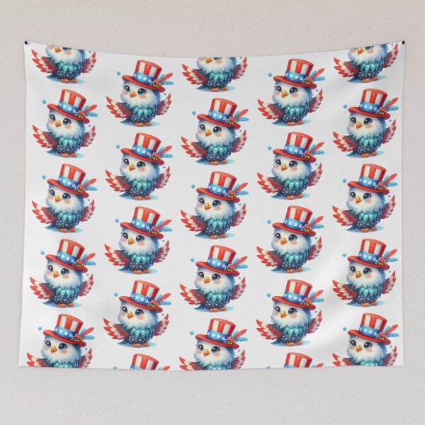 Item preview, 4th July baby american eagle with hat gift designed and sold by BlushRoses7.