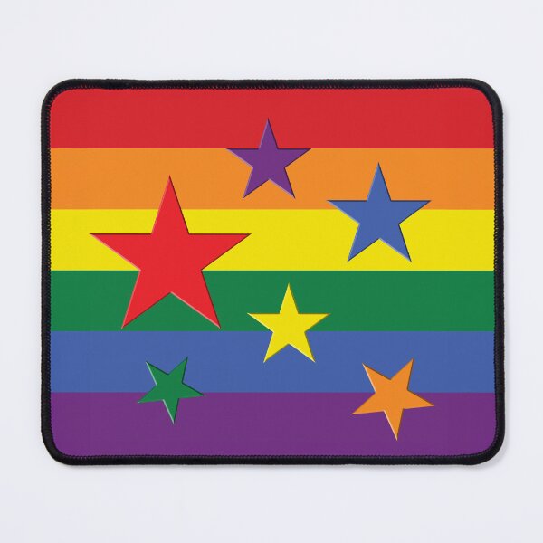 Item preview, Pride flag with stars- LGBTQIA+ designed and sold by SueKnox.