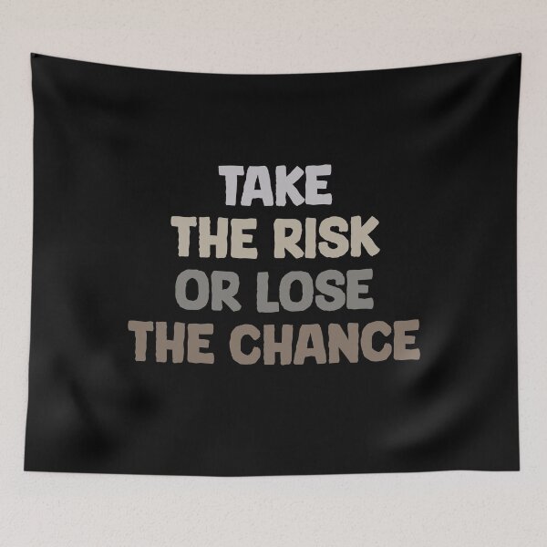 Item preview, Take the risk or lose  the chance Classic t-shirt designed and sold by ouaredi.