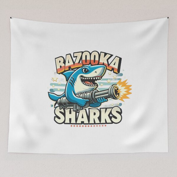 Item preview, Bazooka Sharks designed and sold by abderrahmane-C.