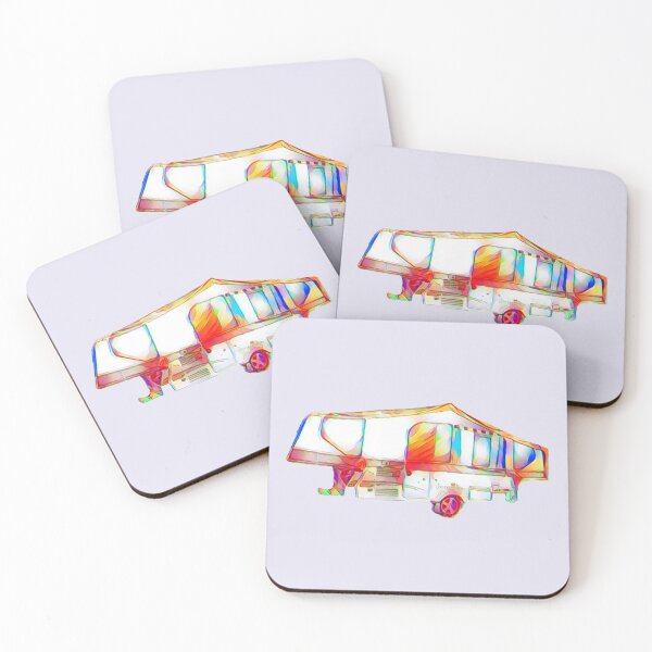 Item preview, Rainbow Folding Caravan designed and sold by BeccaAelishe.