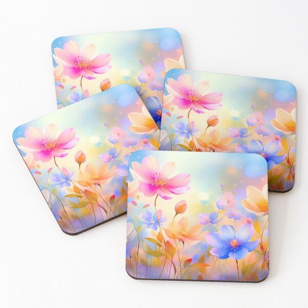 Item preview, Pastel Flowers designed and sold by rainsdesigns.