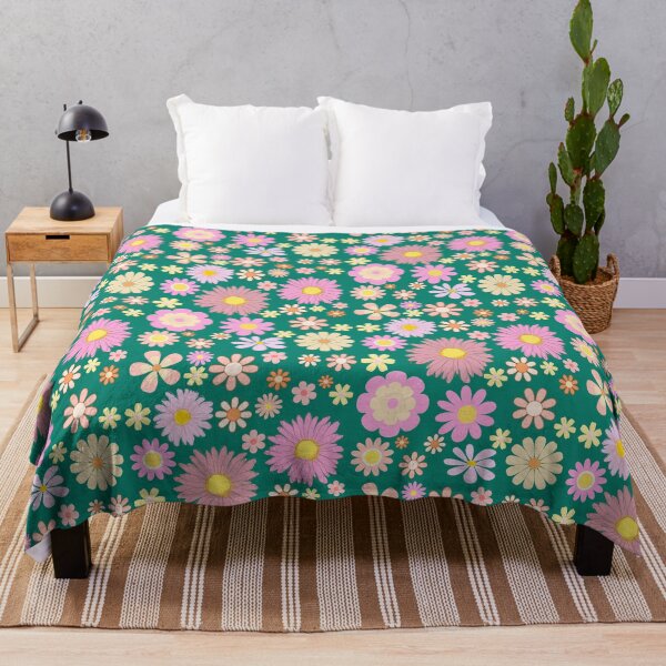 Item preview,  70's Style Flower Pattern designed and sold by CreativeCanvas8.