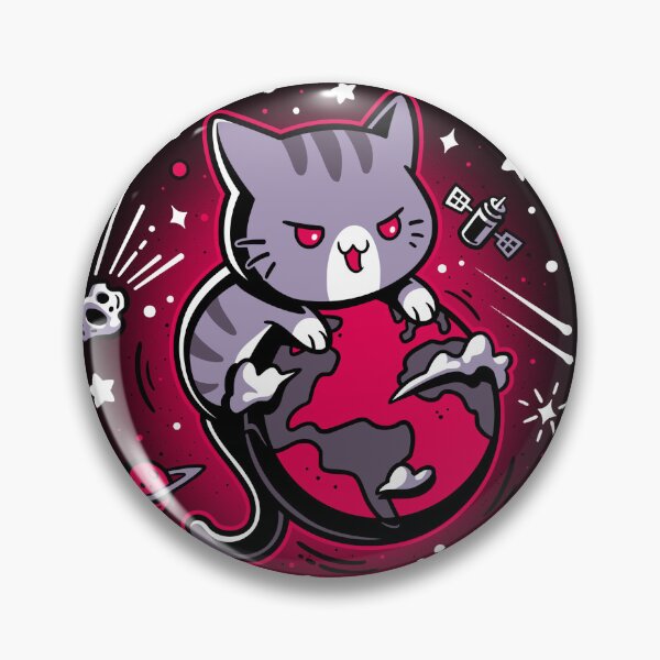 Item preview, Total Catpocalypse - Cute Evil Cat designed and sold by Snouleaf.