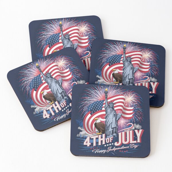Item preview, Liberty and Fireworks - Patriotic July 4th Celebration designed and sold by GL!TCH LAB.