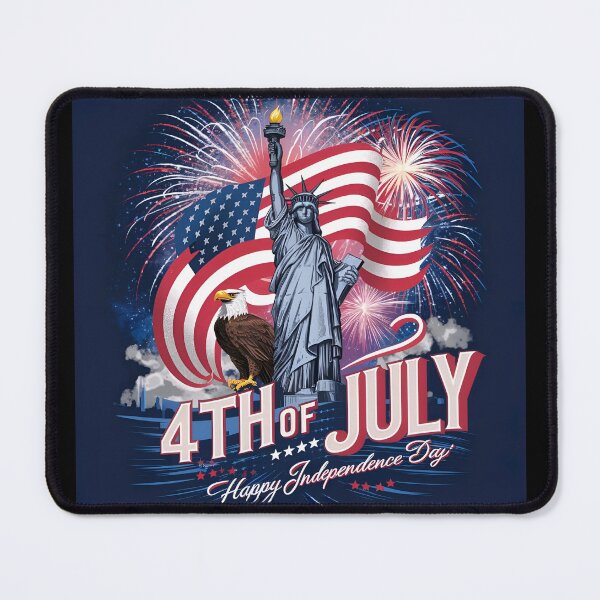 Item preview, Liberty and Fireworks - Patriotic July 4th Celebration designed and sold by GL!TCH LAB.