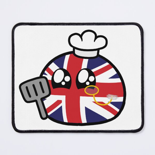 Item preview, countryballs: baby chef UK designed and sold by Countryballs Shop.