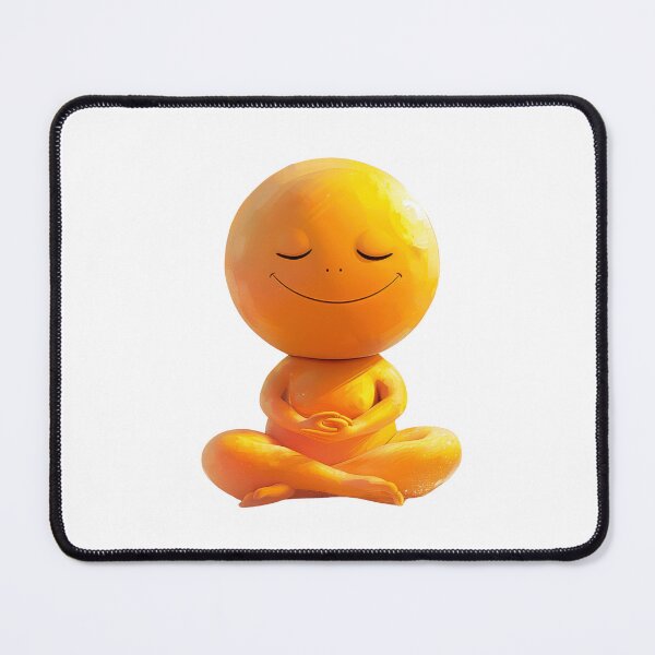Item preview, Meditative Emoji in a Peaceful Aura designed and sold by palmyst.