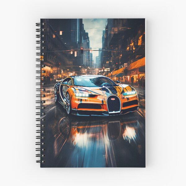 Item preview, Bugatti Chiron Hypercar in Rainy City Style designed and sold by RevUpDesign.