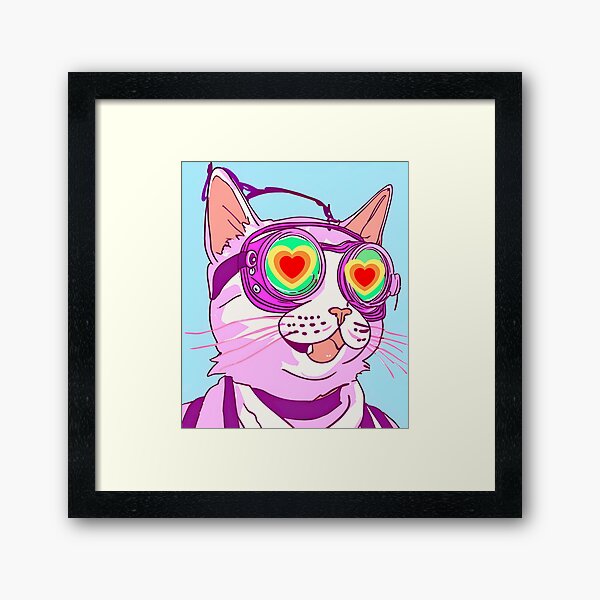Item preview, Cat in Love  designed and sold by ArtistMart.