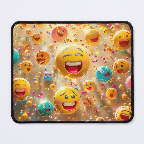 Item preview, Joyful Emojis in a Confetti-Filled Wonderland designed and sold by palmyst.