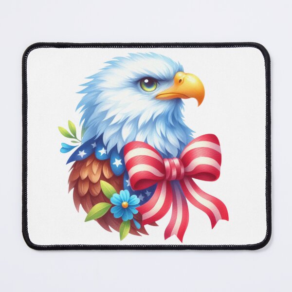 Item preview, 4th July watercolor american eagle gift designed and sold by BlushRoses7.