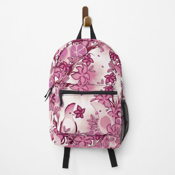 Item preview, Paradise birds, Dark pink on white background designed and sold by Alex  Blud.