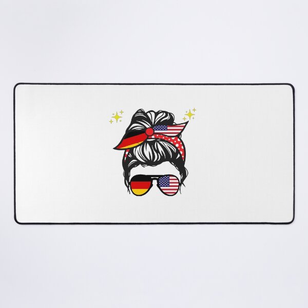 Item preview, American Germany Flag Half American Half German Women Girls Kids designed and sold by ZANNIX.
