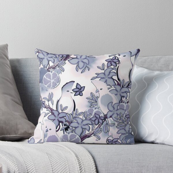 Item preview, Paradise birds, Gray-blue on white background designed and sold by Alex  Blud.