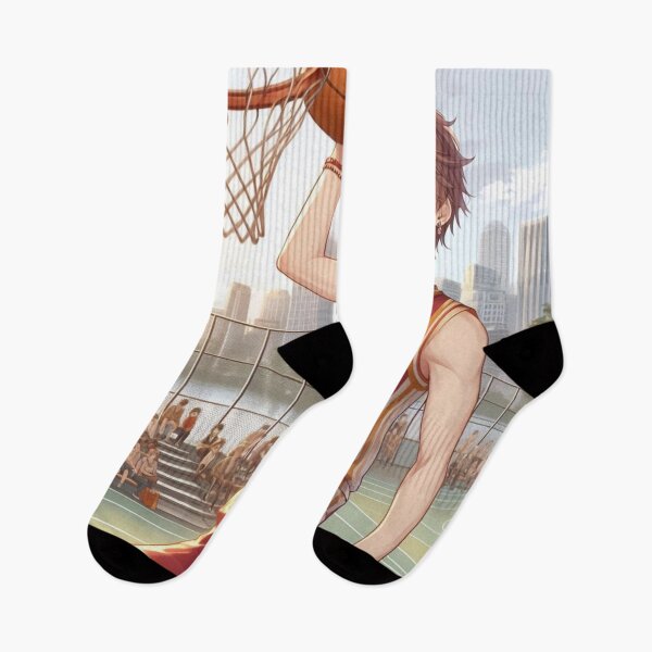 Item preview, Cute Cool Anime guy playing basketball, Pretty guy dribbling, Beautiful sports professional male basketballer at tournament jump shooting (SGVisionary) designed and sold by SGVisionary.