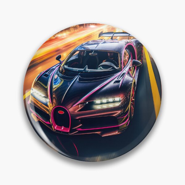 Item preview, Black Bugatti Chiron Super Sport Hypercar In Modern City With Ambient Occlusion designed and sold by RevUpDesign.