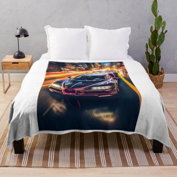 Item preview, Black Bugatti Chiron Super Sport Hypercar In Modern City With Ambient Occlusion designed and sold by RevUpDesign.