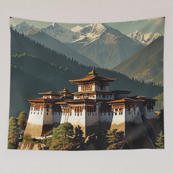 Item preview, Bhutan Travel  designed and sold by Thistle-TShop.