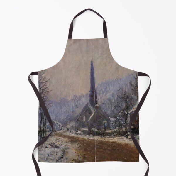 Item preview, Church at Jeufosse, Snowy Weather - Claude Monet designed and sold by dottyshai.