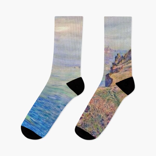 Item preview, Cliff at Grainval near Fecamp - Claude Monet designed and sold by dottyshai.