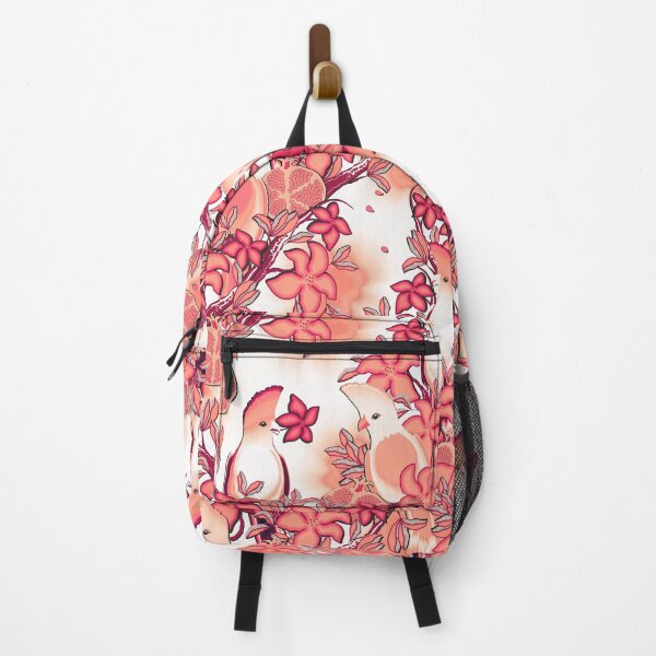 Item preview, Paradise birds, Cream-red on white background designed and sold by Alex  Blud.