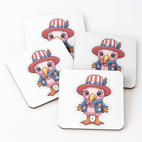 Item preview, Patriotic Cowboy Flamingo designed and sold by NeatThingLover.
