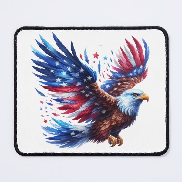 Item preview, 4th July watercolor american eagle gift designed and sold by BlushRoses7.