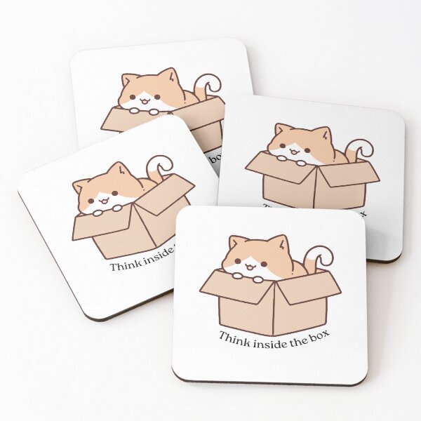 Item preview, Think inside the Box Cat designed and sold by NolensVolens.